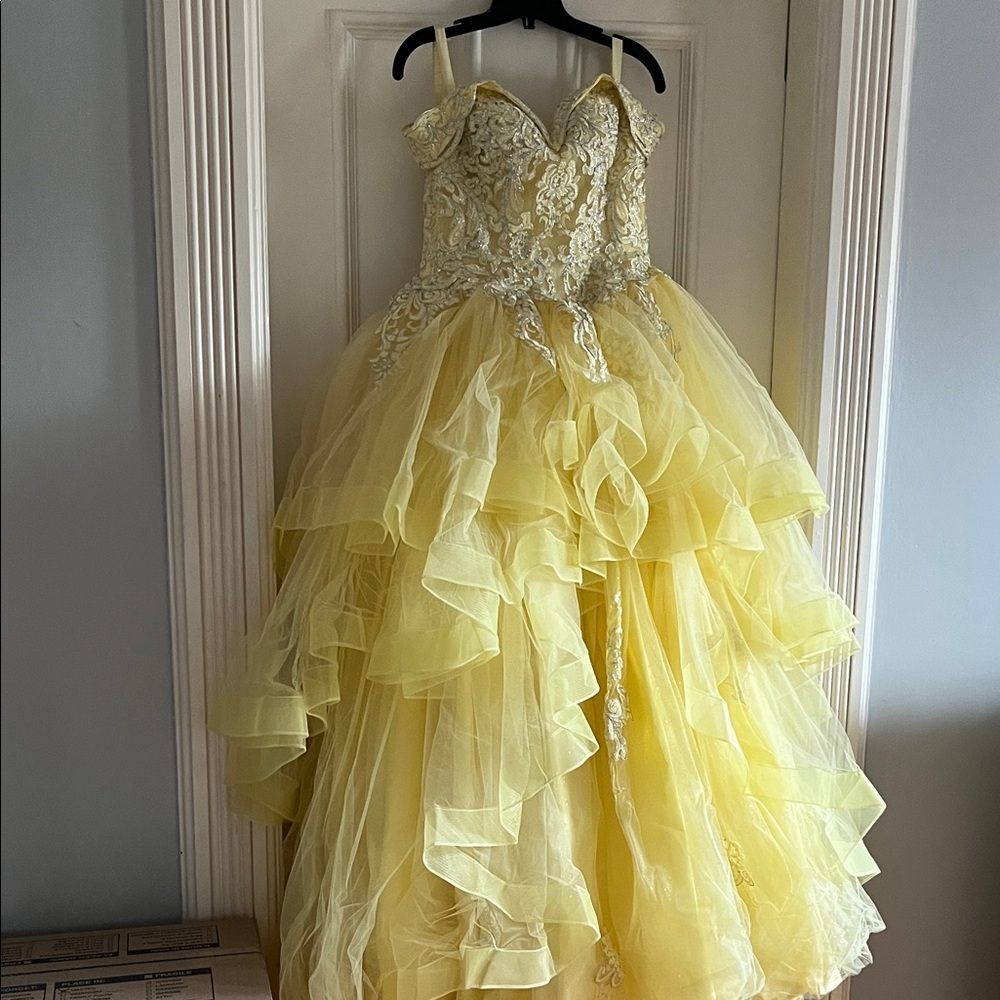 Elegant Yellow Dress